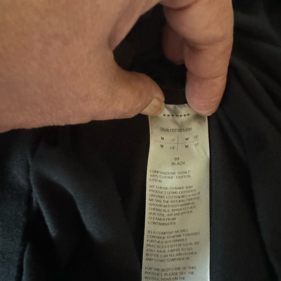 Rick Owens granbury crew sweatshirt long sleeve black DU01B7283 SIZE M NWT - Picture 8 of 10